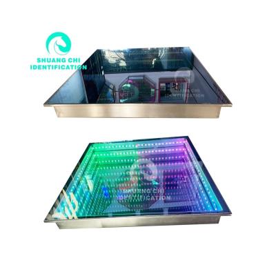 China Full Color LED Pavimento de Dança Interativo Chapas de Chão Luzes de tijolo à venda