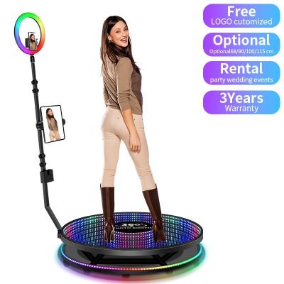 Cina Forniture per feste di nozze 360 Photo Booth con supporto rotante Lunghezza 80-120cm in vendita