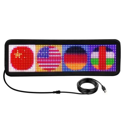 China 16*64/16*96/32*64/32*96 LED Car Message Display for Programmable Scrolling Animation for sale