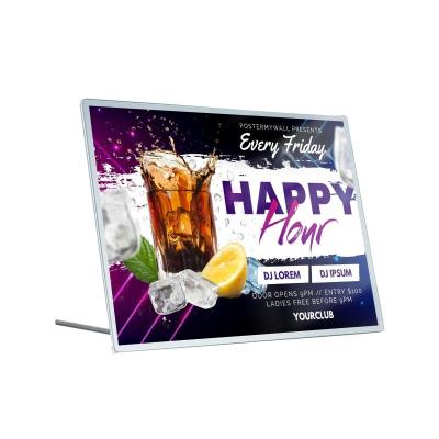 China Cuadro de aluminio A1 A2 A3 A4 A5 Snap Ultra delgado de la publicidad Iluminación de metal Led Light Box en venta