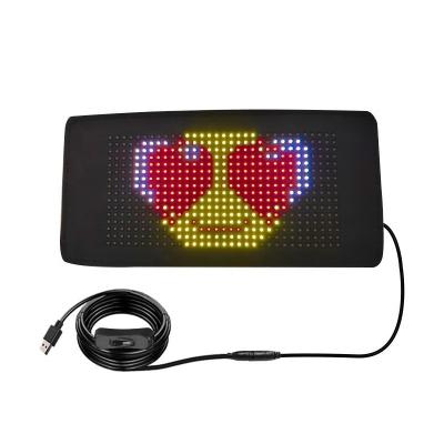 China Innenräumliche LED-Digitalsignage-Fenster-Autowerbebeleuchtung mit USB/5V-LED-Matrix-Panel zu verkaufen