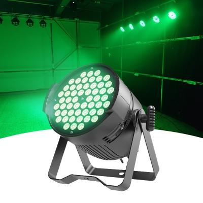 Cina Luce per il palco Par luce per discoteca festa di compleanno matrimonio 54x3w RGBW DMX512 Dj in vendita