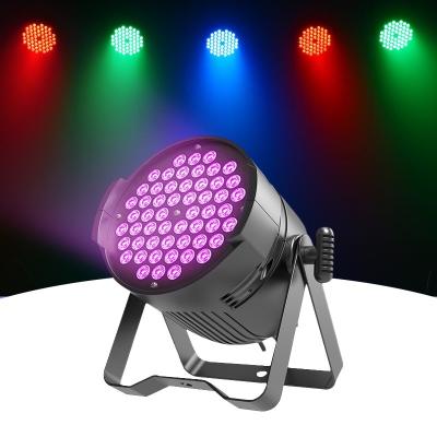 China Luz LED de palco profissional 54 * 3W RGBW DMX Par Iluminação com ativação de som IP20 à venda