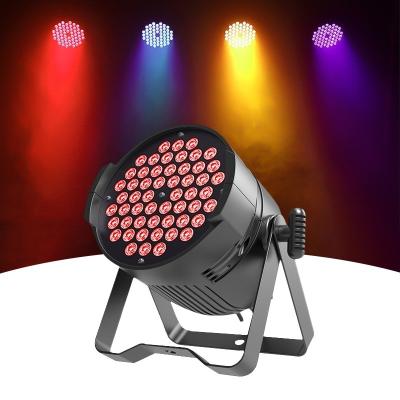 China Luz de palco LED Par Light Rgb 54*3w 3in1 Led Par Can Light Dj Disco Party Output à venda