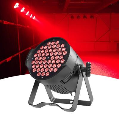 China Iluminación de escenario profesional 54*3w LED Par Light con control DMX y activación de sonido en venta