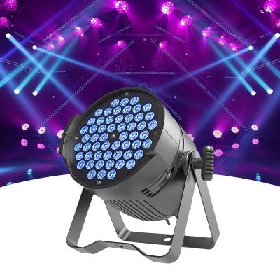 China 54*3w LED Par Light para iluminación de escenario Controlado por DMX y AC100-240V Voltado de entrada en venta