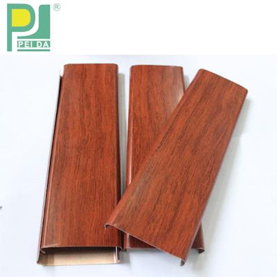 China Ceilings Foshan Metal Suspension Faux Wood Artistic Aluminum Strips U Partition Decor Ceiling for sale