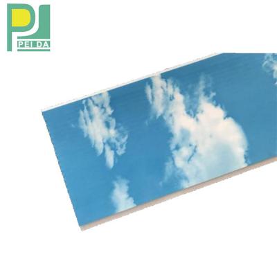 China Artistic Ceilings Blue Sky PVC Cheap False Ceiling Panel for sale