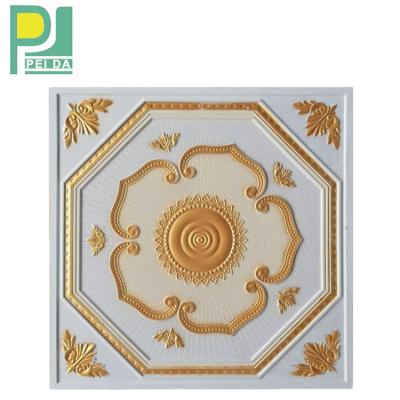 China Beautiful Artistic Paris Ceiling Flower Designs New Glass Ceilings Plaster for sale