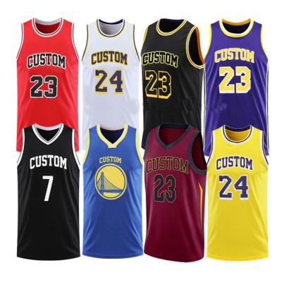 China Custom Embroidery Mens Latest Basketball Wear Jersey Antibacterial Design Basketball Shorts for sale