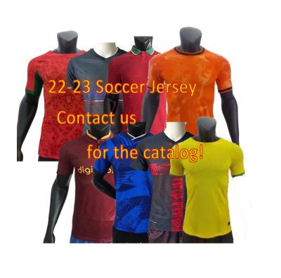 China Shirts & 2022 Wholesale World Thailand Soccer Tops Jersey Cup Old Football Uniform Shirts for sale