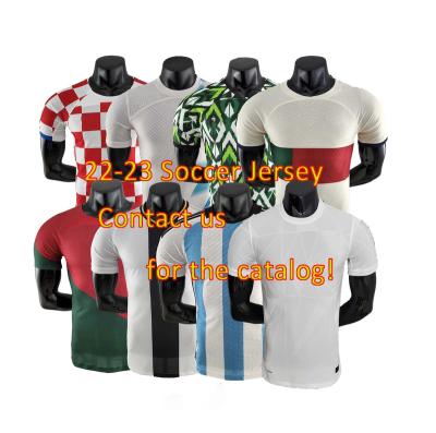 China Shirts & Principal 22-23 Man Soccer Jersey + Pants For Kid United Custom Soccer Jersey for sale