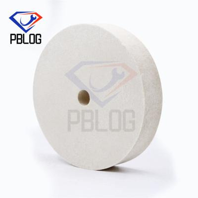 China Manufacturer customizable Glass ceramic metal polishing tool wool Felt polishing wheel for sale