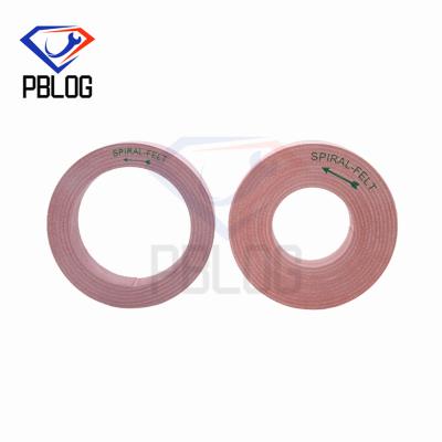 China Factory wholesale Glass edge surface polishing pink tool wool Felt polishing wheel for sale