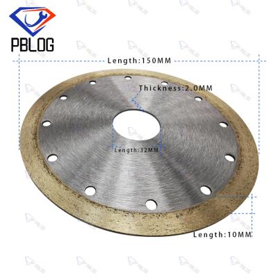 China 80 - 600 Mesh Diamond Cutting Disc Precise Grooving and Cutting voor glas Te koop