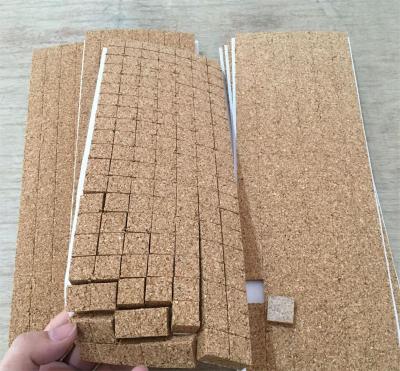 China Protecting Furniture Surfaces with Self Adhesive Cork Pads Natural 1/8 Inch Thickness zu verkaufen