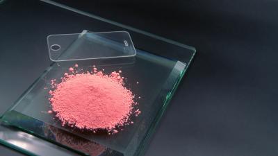 China Pink Glass Polish Powder Cerium Oxide / Aluminum Oxide / Lanthanum Oxide for sale