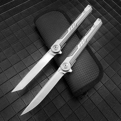 China Non-variable outdoor camping hunting knife stainless steel handle EDC tactical tools folding pocket knife for sale