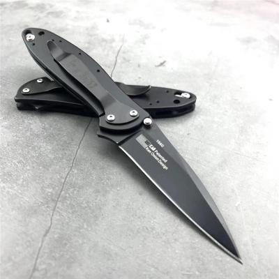 China Kershaw Non-Variable Leek 1660 All Steel Black Camping Outdoor Tool Knife Pocket Handle Tactical Folding Knife for sale