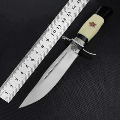 China High Quality Non-variable Survival Fixed Outdoor Knife Russia Hunting Knife Camping Tool for sale