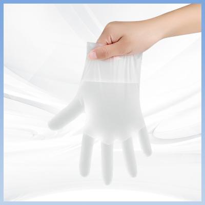 China Guantes seguros de la TPE del CE de la comida disponible transparente de los guantes disponibles en venta