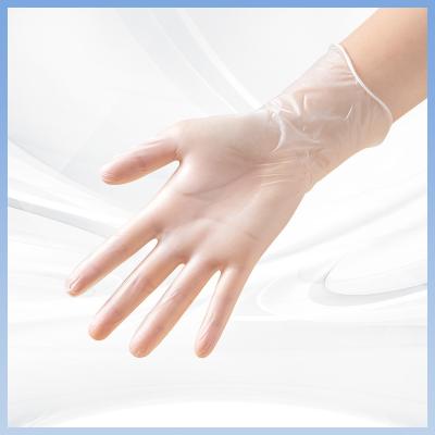 Chine Gants jetables de PVC de doigts transparents confortables pour toucher plus confortable pour employer à vendre