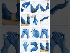 Hygienic Synthetic Nitrile Gloves 100pcs/ Box Heavy Duty Nitrile Gloves