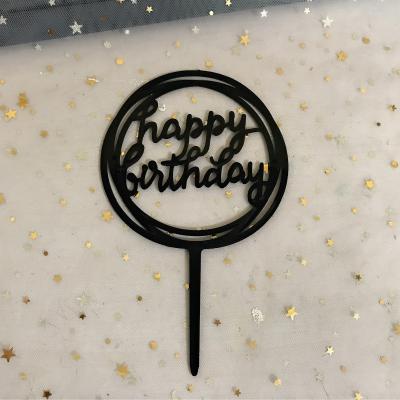 China Decoration Birthday Party Decoration Supplies Cake Topper Feliz Cumpleanos Spanish Cake Topper Happy Birthday for sale