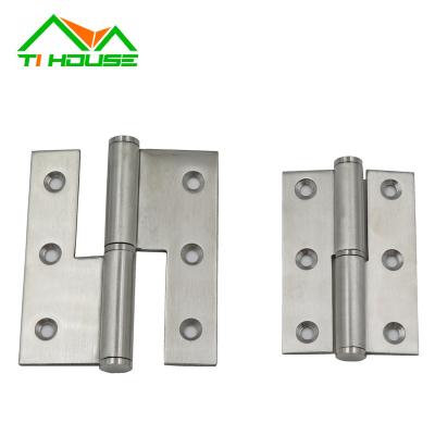 China Hot Sale Contemporary Stainless Steel Door Hinge Fixed Pin Ball Bearing Brushed Butt Hinges For Doors for sale