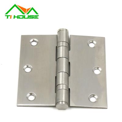 China Corrosion Resistant Narrow Solid Stainless Steel And Aluminum Silent Ball Bearing Part Door Automatic Window Butterfly Hinge for sale