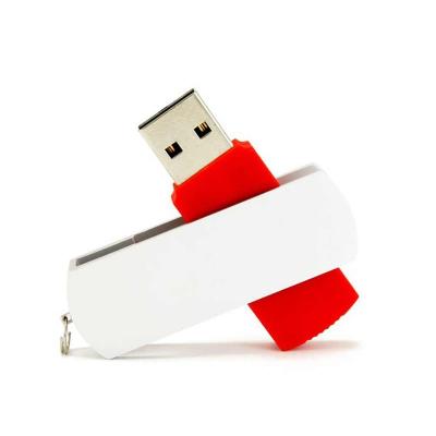 China Storage USB Disk Swivel Drive 64GB 128GB High Speed ​​Memory Stick Tornado USB Flash Drive Swing USB Pendrive With Key Chain for sale