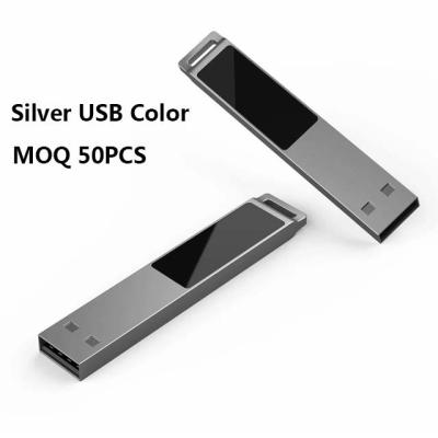 China New Model Metal Housing Flash Drive Light Up Mini USB Logo USB 2.0 Drive USB Light for sale