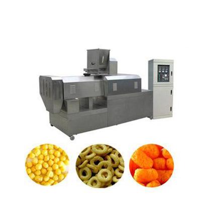 China Industrial Quality Rings Balls Corn Puffing Food Production Manufacturing Line Twin Screw Snacks Chips Extruder Machine Plant Direct Puff Snack Making Machinery for sale