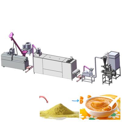 China Instant Baby Cereal Food Nutrition Powder Production Extruder Line Machine Baby Food Machine for sale