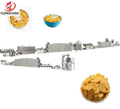 China Automatic Sugar Frosted Coated Corn Flakes Production Line Breakfast Cereals Crunch Processing Machine Equipment Line for sale