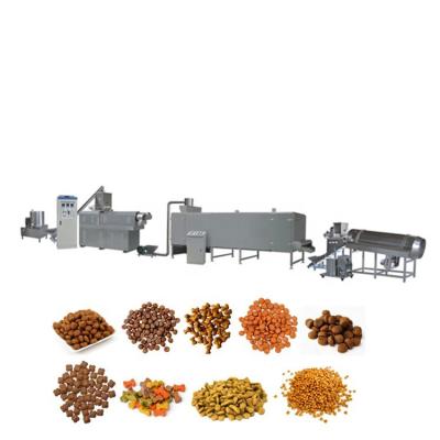 China Pet Food Production Line Feed Machine Plant Dog Fish Feed Manufacturing Equipment for sale