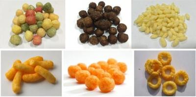 China Fully Automatic Snacks Food Machine Puffed Corn Chips Ball Snack Food Processing Production Line for sale