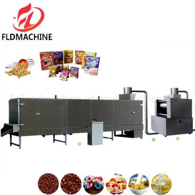 China Safe and Efficient Cornflakes Breakfast Cereal Corn Flakes Making Machine Production Line for sale