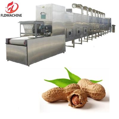 China WB Industrial Continuous Grain Nuts Microwave Drying Sterilizing Oven with Panasonic Magnetro for sale