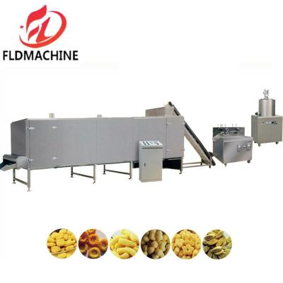 China Mild Processing Corn Puffing Snack Rice Chips Maize Puffed Food Extruder Maker Machine for sale