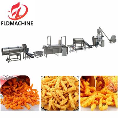 China Fried Kurkure Snacks Extruder Making Machine Production Line for sale