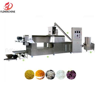 China Mild Processing Nutritional Artificial Rice Extrusion Machine with Inverter Speed Control for sale