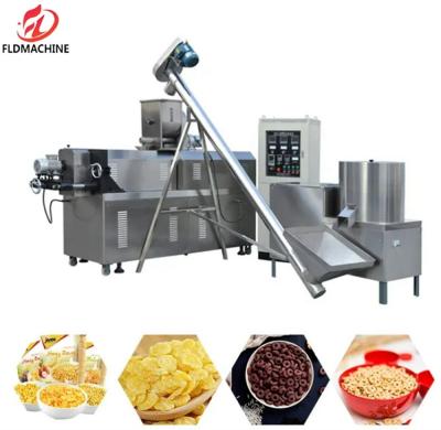 China Breakfast Cereal Plants Corn Flakes Manufacturing Machine Production Line for sale