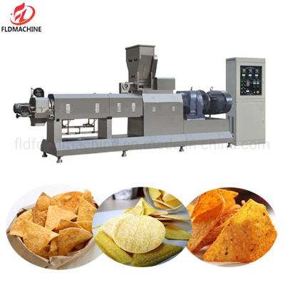 China Factory Sale Eating Direct Snack Food Chips Puff Rice Corn Extruder Crispy Snacks Making Machine for sale