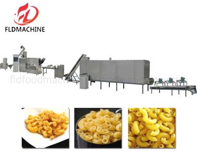 China LG Electric Parts Powered 304 Stainless Steel Automatic Macaroni Pasta Production Line for sale