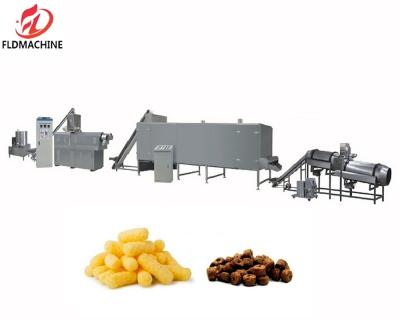 China Pop Rice Cracker Machine Twin Screw Extruder Corn Snacks Food Making Machine with 10 for sale