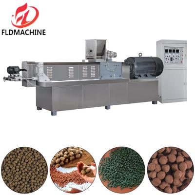 China Factory Sinking Fish Feed Pellets Extruder Producing Equipment Machine Plant for sale