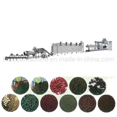 China Fish Pet Feed Processing Bulking Machines Dry Floating Sinking Fish Shrimp Food Pet Food Feed Pellet Extruder Bulking Machine for sale