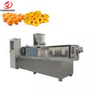 China LG Electric Parts Inverter Speed Controlling Full Automatic Snacks Corn Chips Making Extruder Snacks Machinery for sale