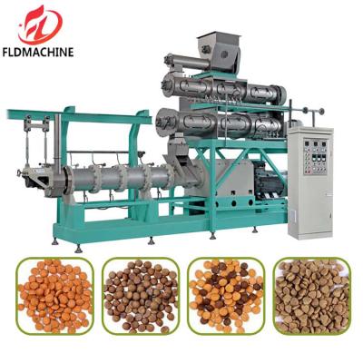 China High Capacity Dry Cat Food Pet Animal Making Extruder Sinking Floating Fish Feed Pellet Processing Line Wet Pet Dog Food Machine for sale